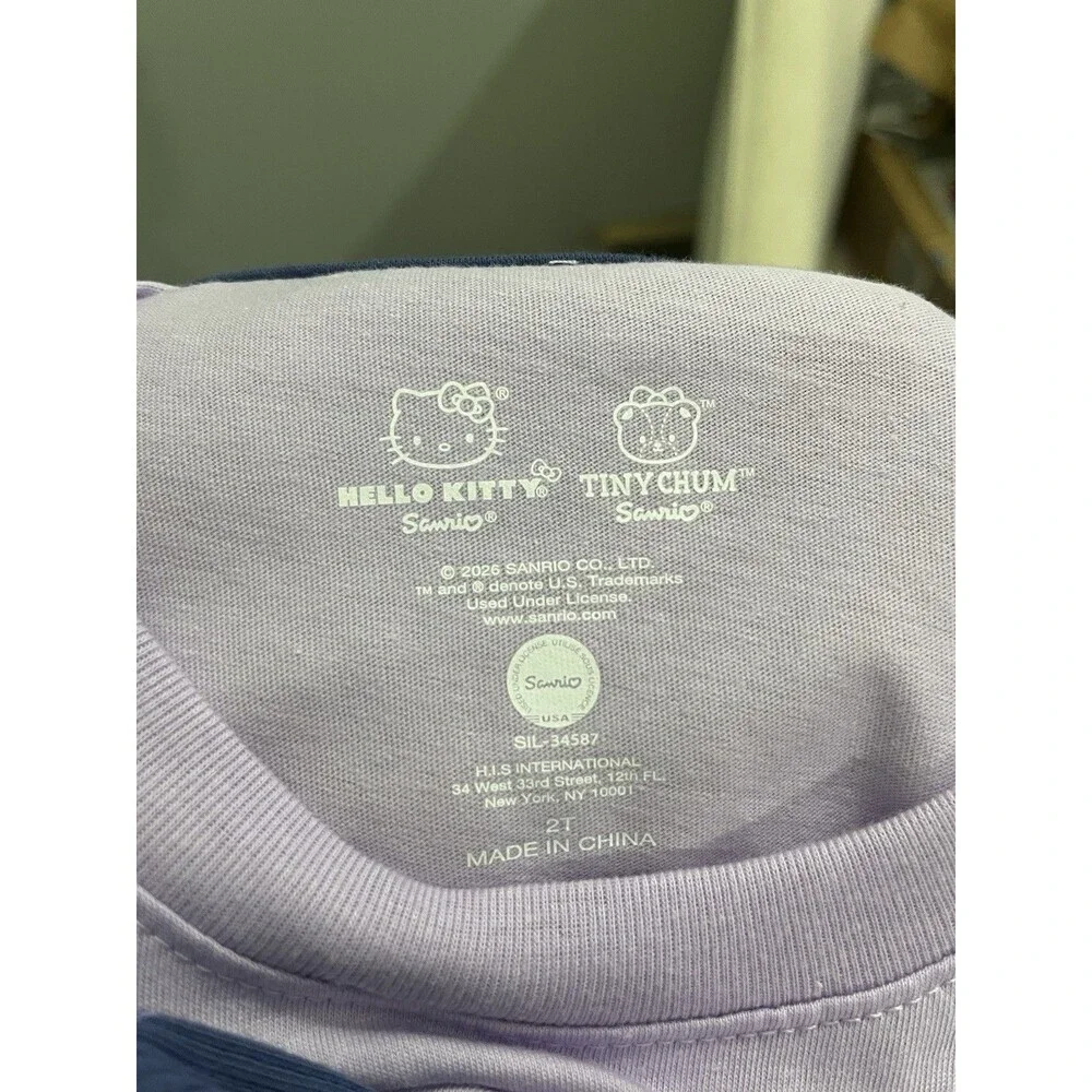 Sanrio Hello Kitty  Girls 2T 2-Piece Set Ribbed
